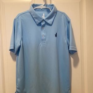 Johnnie-O Performance Polo, Boys, Powder Blue, Size 10